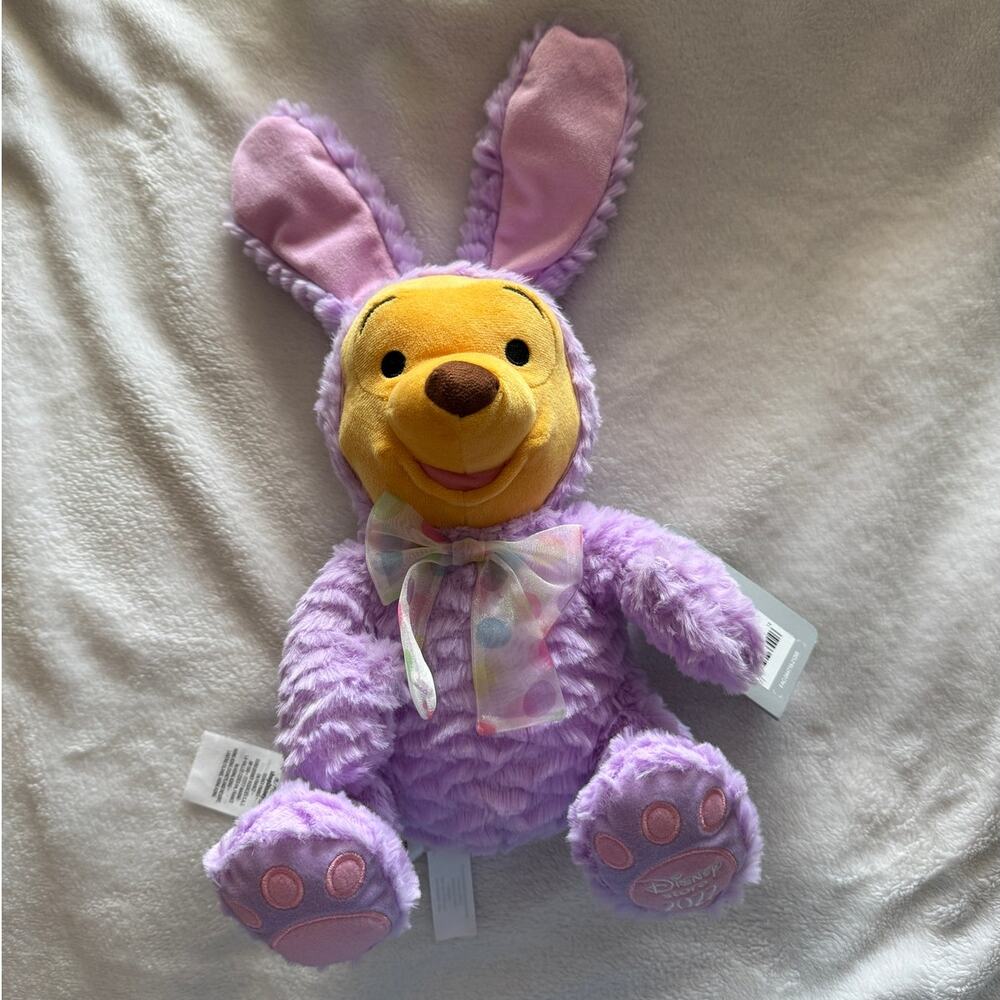 NWT Disney Winnie the Pooh Easter Bunny Plush